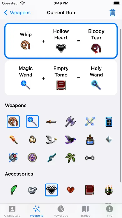 Capturas de pantalla de Vampire Survivors Companion
