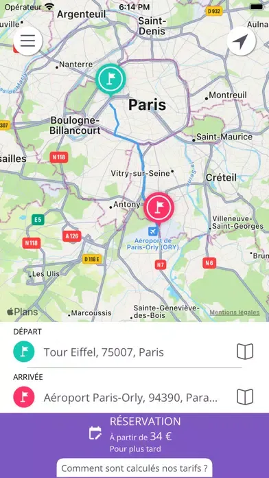 Captures d'écran de EasyRide