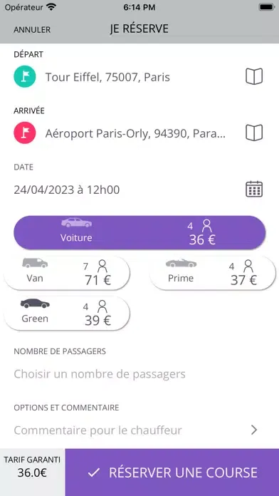 Captures d'écran de EasyRide