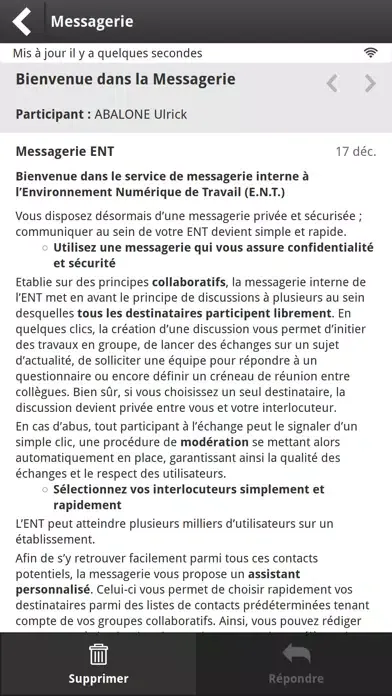 Captures d'écran de ECLAT-BFC