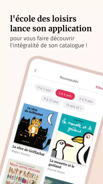 Ảnh chụp màn hình của l’école des loisirs