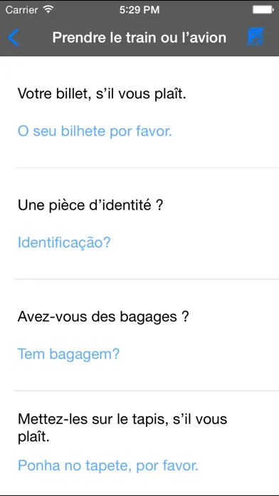 Screenshot di 400 expressions portugaises
