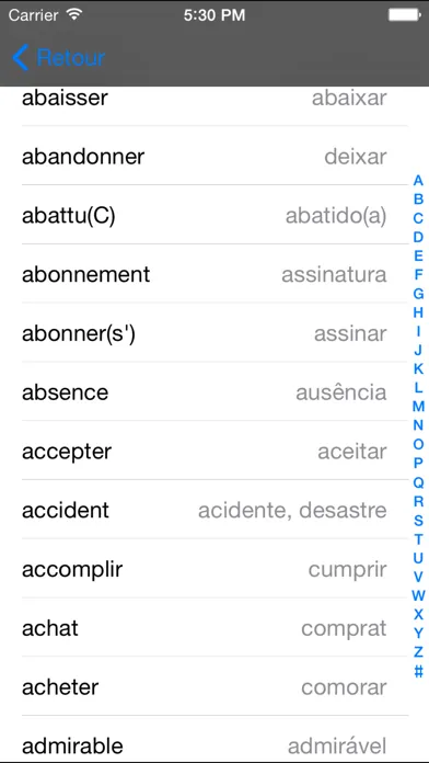 Screenshot di 400 expressions portugaises