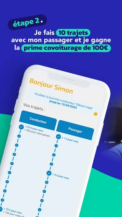 FranceCovoit Prime covoiturage スクリーンショット