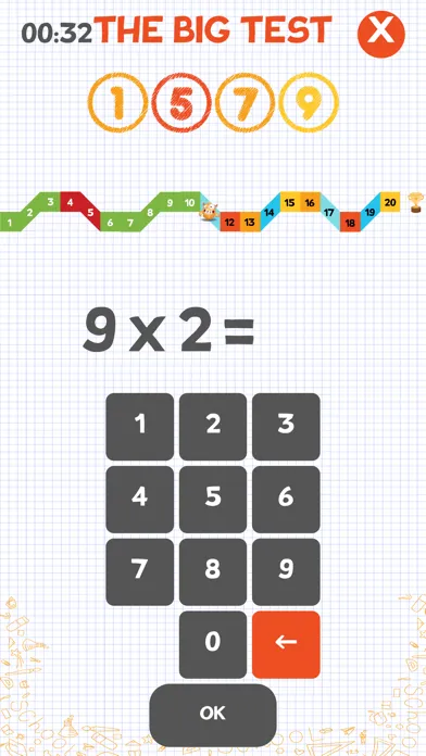 Zrzuty ekranu Multiplication games for kids!