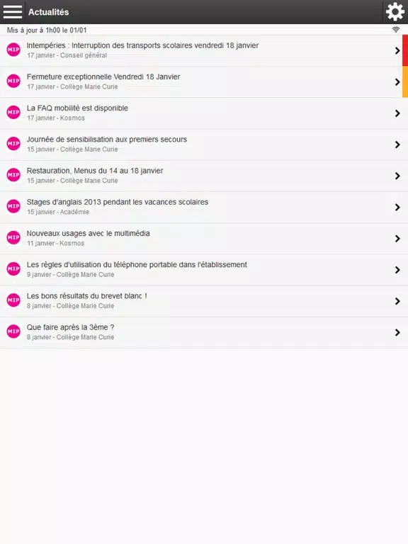 mon ENT occitanie iPad  Screenshots