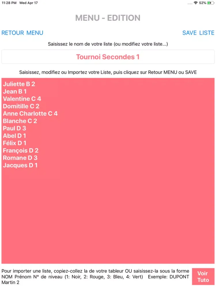 Captures d'écran de Jeu Défis iPad 