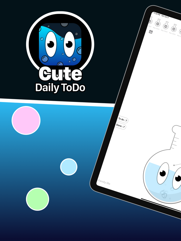 Cute Daily ToDo iPad  स्क्रीनशॉट