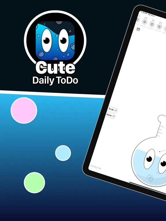 Tangkapan layar Cute Daily ToDo iPad 