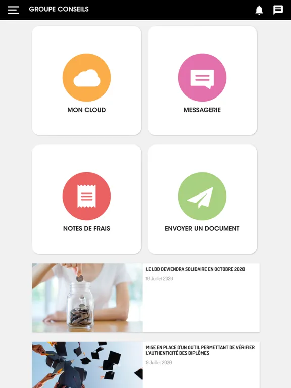 تصاویر Groupe Conseils iPad 