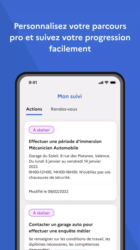 Capturas de pantalla de Contrat d'Engagement Jeune