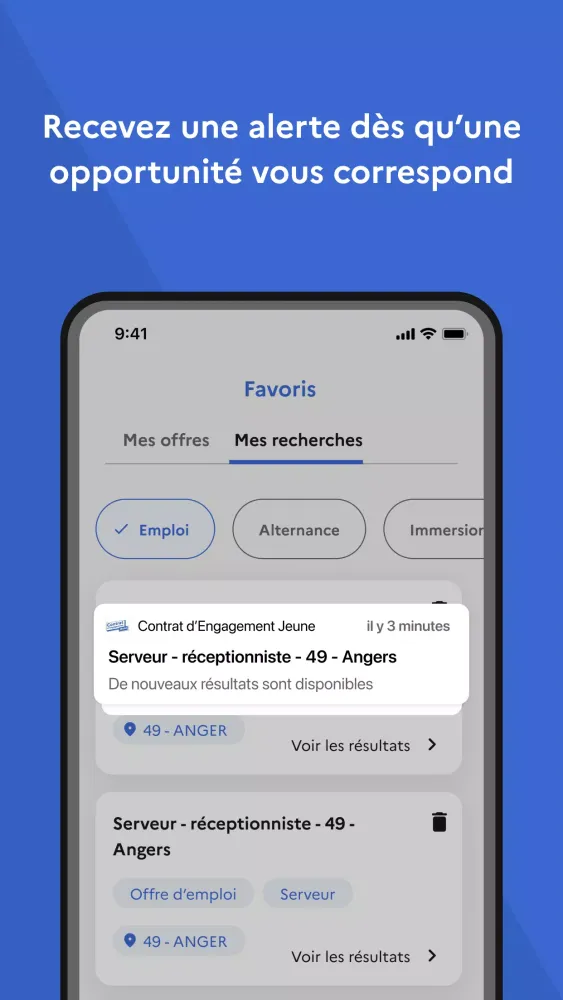 Capturas de pantalla de Contrat d'Engagement Jeune