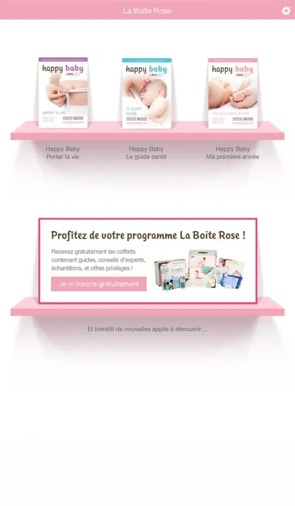 Capturas de pantalla de La Boîte Rose – Le programme avantages des futurs et jeunes parents