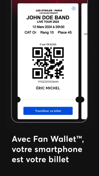Screenshot di Fan Wallet