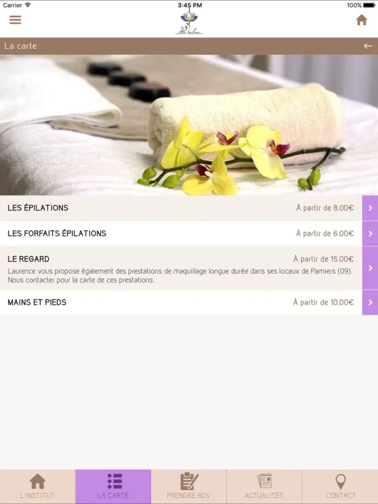 Institut 3PS iPad  Screenshots