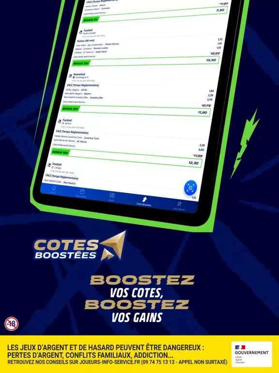 Screenshot di Parions Sport Point de vente iPad 