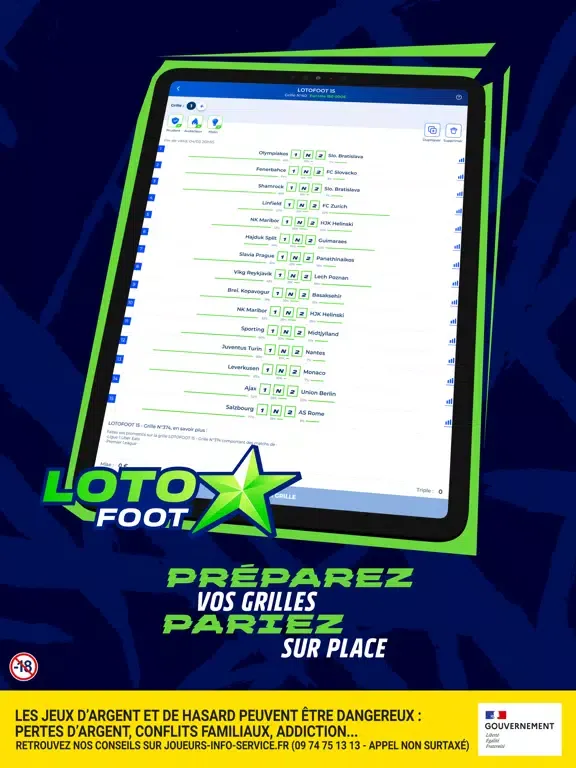 Screenshot di Parions Sport Point de vente iPad 