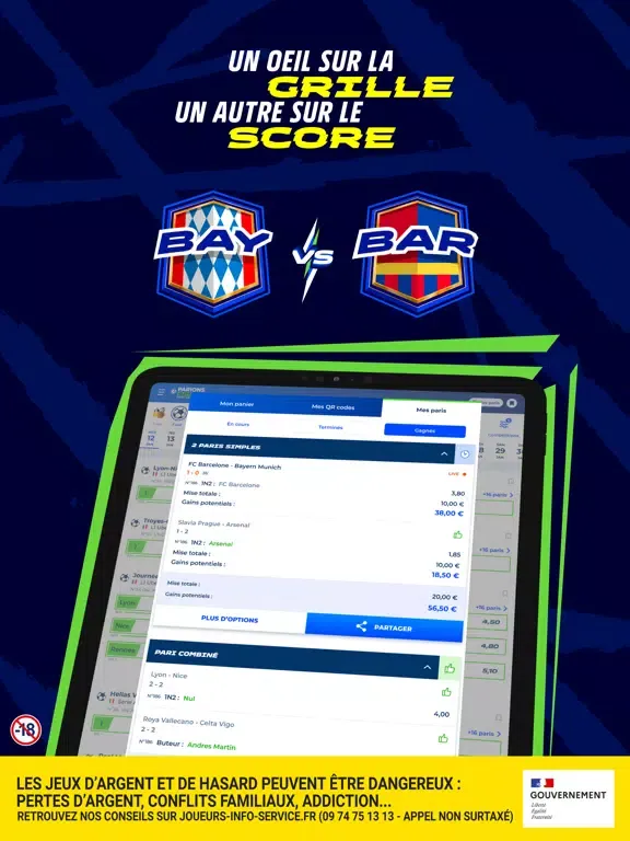 Screenshot di Parions Sport Point de vente iPad 