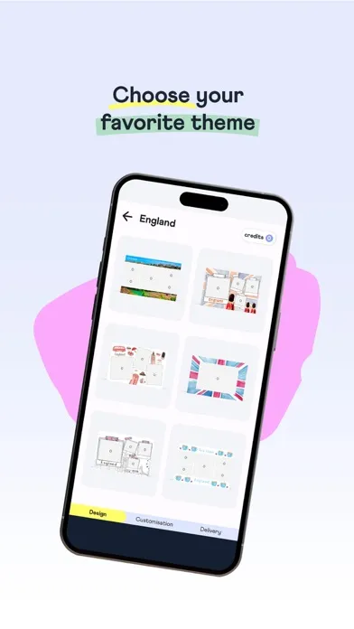 Capturas de tela do Fizzer - Personalized Cards