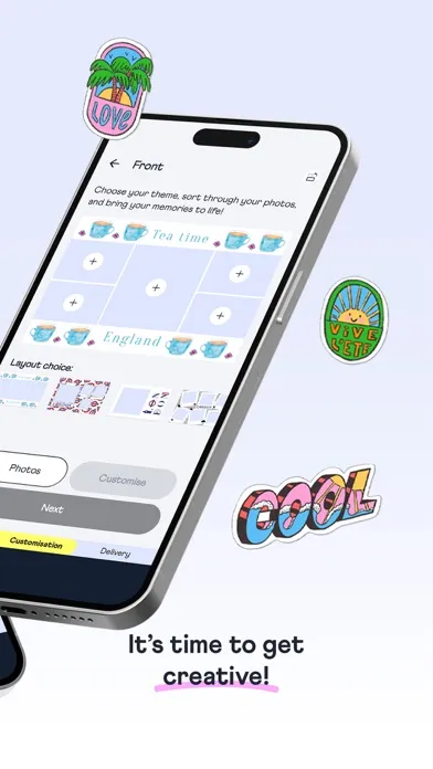 Capturas de tela do Fizzer - Personalized Cards