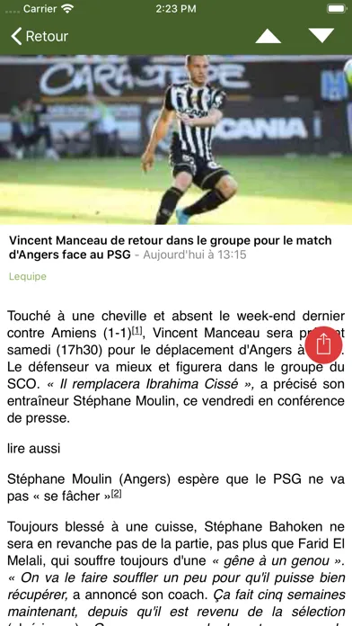 Actu Live Foot & Mercato Ekran Görüntüleri
