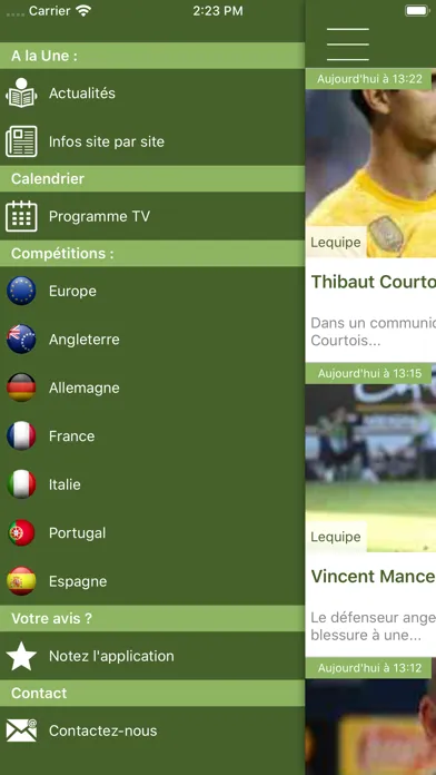 Actu Live Foot & Mercato Ekran Görüntüleri