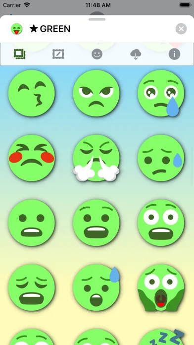 GREEN Emoji • Stickers應用截圖