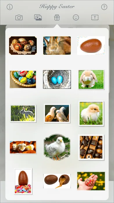 Ảnh chụp màn hình của Happy Easter • Greeting cards