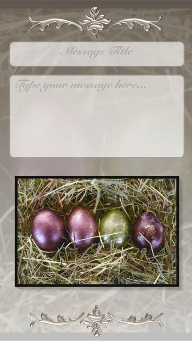 Ảnh chụp màn hình của Happy Easter • Greeting cards