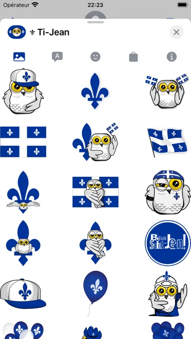 Ti-Jean Le Harfang • Stickers Ekran Görüntüleri