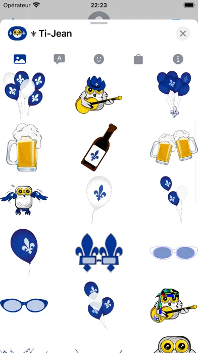 Ti-Jean Le Harfang • Stickers Ekran Görüntüleri