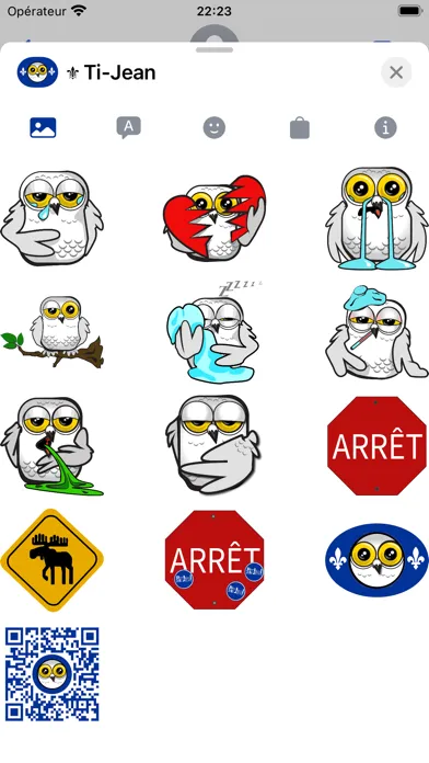 Ti-Jean Le Harfang • Stickers Ekran Görüntüleri
