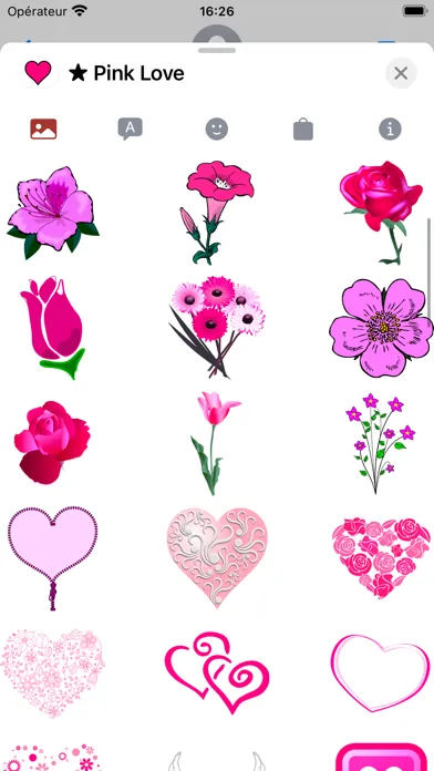 Pink Love • Emoji and stickers Screenshots
