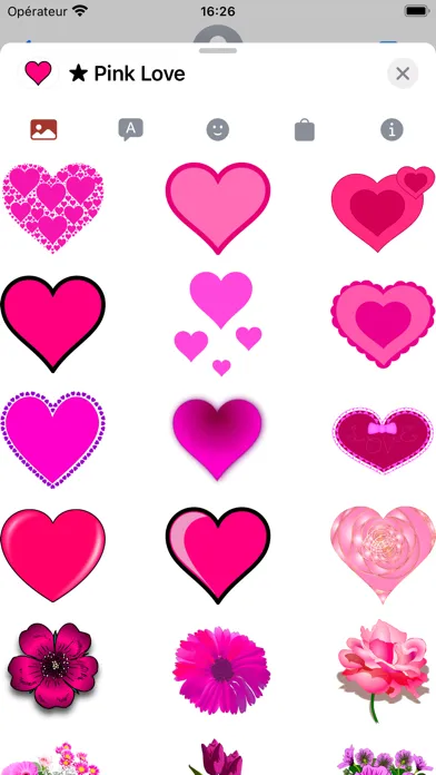 Pink Love • Emoji and stickers Screenshots