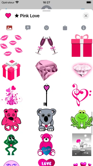 Pink Love • Emoji and stickers Screenshots