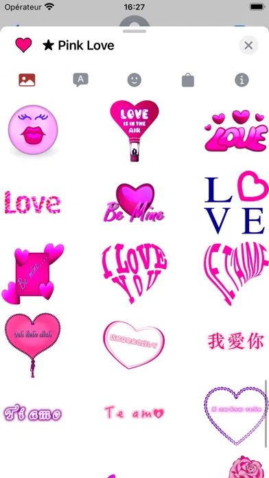 Pink Love • Emoji and stickers Screenshots