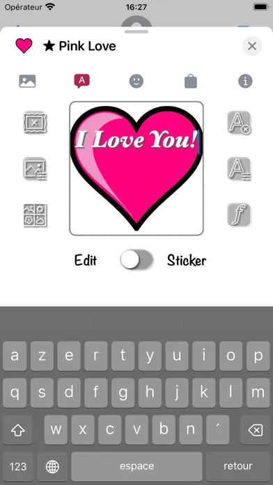 Pink Love • Emoji and stickers Screenshots