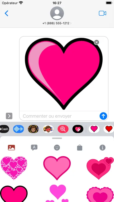 Pink Love • Emoji and stickers Screenshots