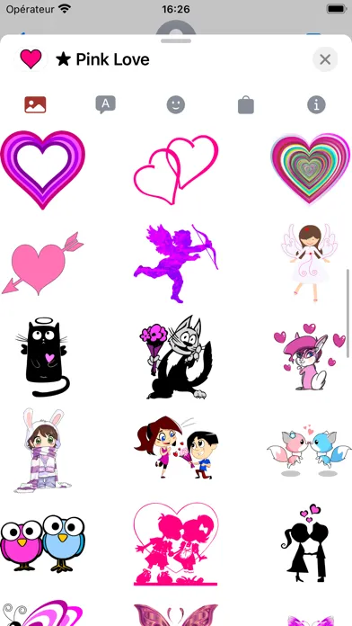 Pink Love • Emoji and stickers Screenshots