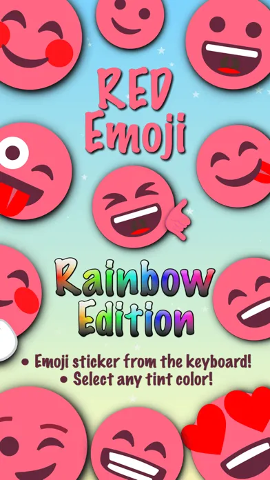 Capturas de pantalla de RED Emoji • Stickers