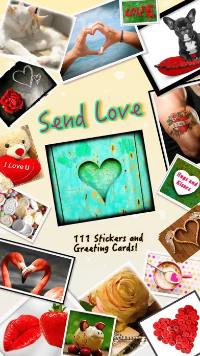 Zrzuty ekranu Send Love • Greeting cards