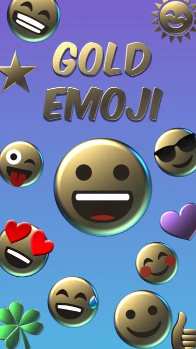 تصاویر GOLD Emoji • Stickers