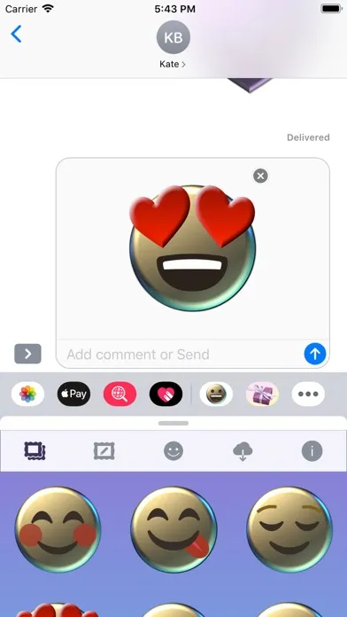 تصاویر GOLD Emoji • Stickers