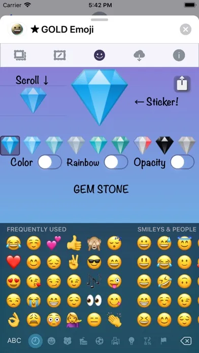 تصاویر GOLD Emoji • Stickers