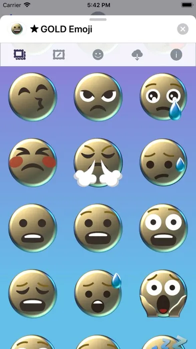 تصاویر GOLD Emoji • Stickers