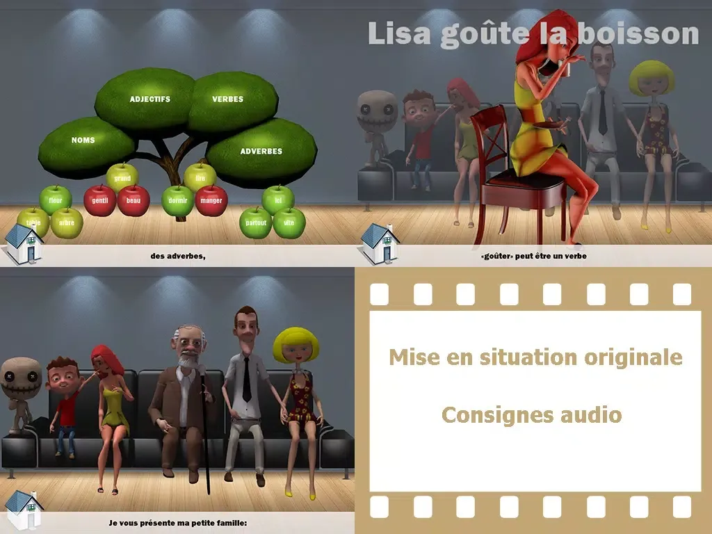Capturas de tela do La famille de Momot: nature & fonction iPad 