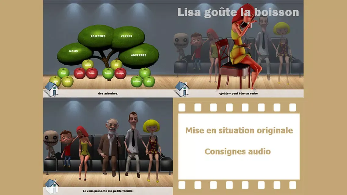 Capturas de tela do La famille de Momot: nature & fonction