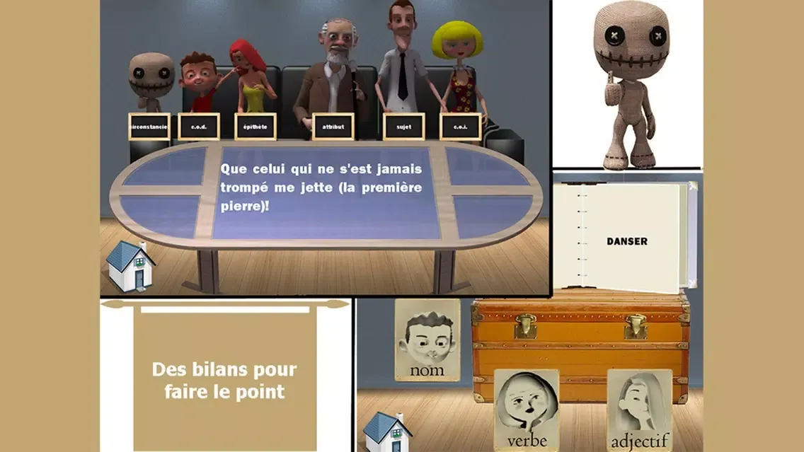 Capturas de tela do La famille de Momot: nature & fonction