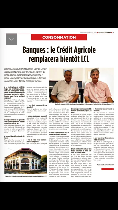 Captures d'écran de FG Journal