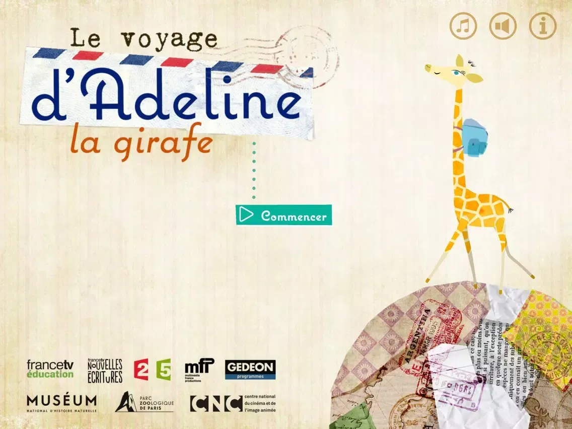 Le voyage d’Adeline la girafe iPad  سکرین شاٹس